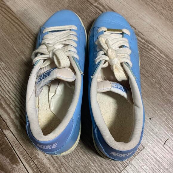 vintage 80’s NIKE BLAZER LOW CELESTIAL BLUE LOW TOP SNEAKER SHOES 7 MEN’S swoosh main image 6